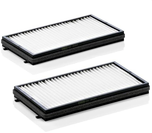 MANN-FILTER, CU 3124-2 Innenraumfilter | Für PKW, Staub- und Pollenfiltration, Verbesserte Luftqualität, Schutz der Innenraumluft, Echte OE-Technologie