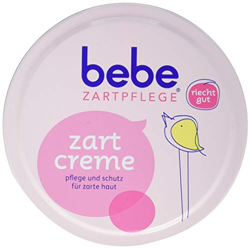 bebe Zartpflege Zartcreme/bebe Creme für zarte, junge Haut/Feuchtigkeitsspendende Creme für Kinder / 6 x 150 ml