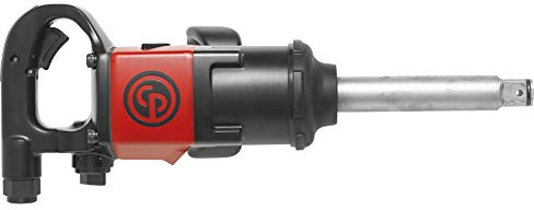 Chicago Pneumatic CP7783-6 Air Impact Wrench (1 Inch), 6 Inch Ext. Anvil, Air Gun Industrial Repair & Assembly Tool, D-Handle, Pinless Rocking Dog, Max Torque Output 1770 ft. lbf/2400 Nm, 2400 RPM