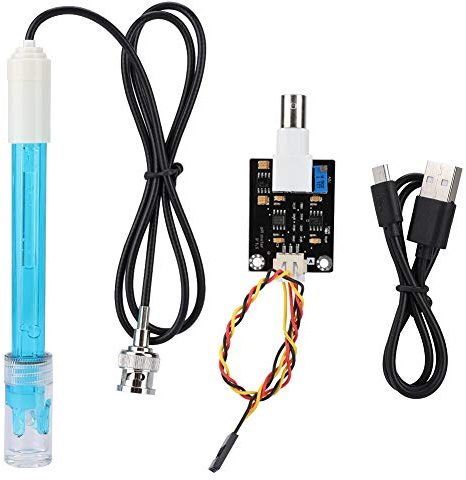 Goshyda PH-Sensor-Messgerät PH-Test mit BNC-Anschluss, PH-Sensormodul + PH-Sonden-Verbundelektroden-Testcode-Sensor