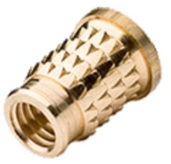 Gewindeeinsätze zum Einpressen mit kleinem Kopf, für Kunststoffe, M 3-100 Sück