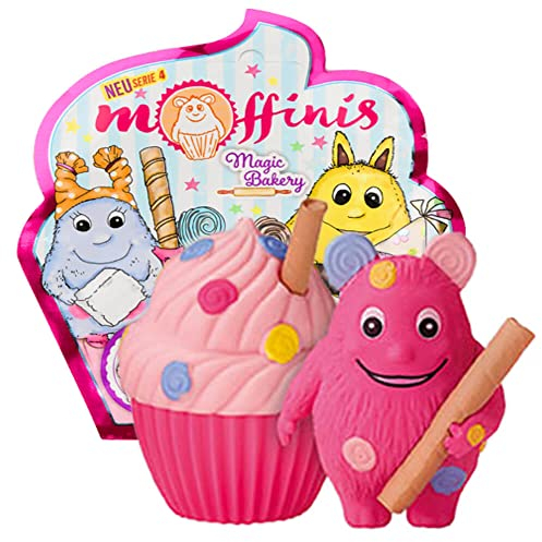Generisch Blue Ocean Moffinis Figur Sammelfigur Serie 4 - Magic Bakery - Moffini Muffin Monster - Figur Roellchen