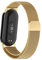 Milanaise Magnetic Armbänder für Xiaomi Smart Band 9/8 Armband Damen Herren,Magnet Edelstahl Milanese Loop Metal Mesh Uhrenarmband Verstellbar Sport Ersatzarmband für Xiaomi Miband 8/Mi Band 9,Gold