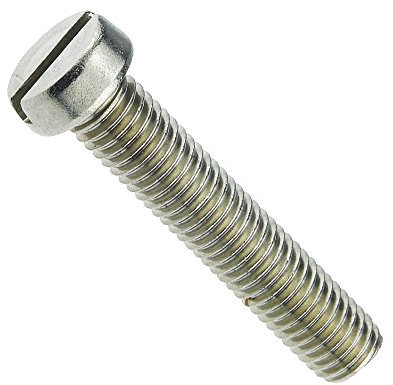 Zylinderschrauben mit Schlitz ISO 1207 Edelstahl A2 blank M 3,5 x 16-200 Stück