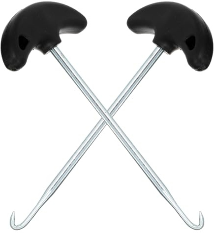 BESPORTBLE Lot de 2 tendeurs de Lacets pour Chaussures de Hockey, Patin à Glace, Outils de Lacet, Ceinture de, Outils de résistants à l'usure