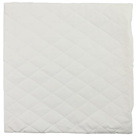 Inlett Steppware weiß ca. 35x35cm mit Reißverschluss - Hülle ideal für Selberbefüller von Kissen - Inlett = Leere Kissenhülle - Polyester-Baumwoll Inlett 3-lagig