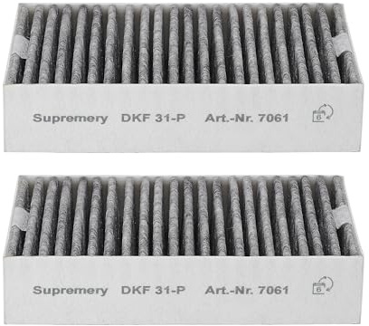 Supremery 2 x activated carbon filters compatible with Miele DKF 31-P | Cooker hood odour filter with activated carbon