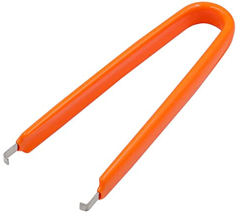 LfrXtra Pince de retrait de puce IC en forme de U pour extracteur de touches de clé Outil de retrait de remplacement de clavier mécanique Entretien