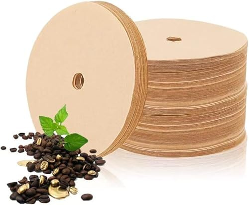 Perkolator-Kaffeefilter, 9,5 cm, Einweg-Kaffee-Papierfilter, 200 Scheiben-Kaffeefilter für Bozeman Perkolator (braun)