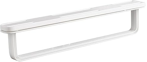 Healifty Porta Asciugamani Adesivo Da Parete 10.43X2.16X1.18 Pollici Mensola Salvaspazio Resistente All'Umidità Antigraffio Per Bagno Cucina Design Moderno