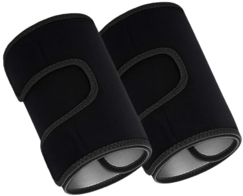 WOONEKY Banda De Muslo Ajustable De Neopreno Envoltura De Muslo Para Fitness Ayuda a Estabilizar Los Músculos Reducir Hinchazón Y Rozaduras Ideal Para Correr Yoga Natación Y Baloncesto