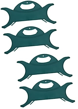 OUNONA 4 Piezas Organizador de Cables para Luces de Navidad Soporte y Recogedor de Cable Compacto con Mango Ergonómico para Cuerdas Guirnaldas y Domésticos Color Verde
