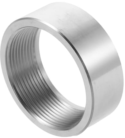 GANAZONO Bouchon de Soudure Aluminium Npt Femelle Raccord à Souder avec Écrou pour Système Échappement Automobile Étanche et Léger