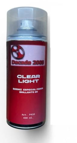 Dacada 2005 Barniz Transparente Brillante en Spray para Faros de Coche – Protector de Policarbonato, Acabado Profesional y Alta Durabilidad (Orbitales)