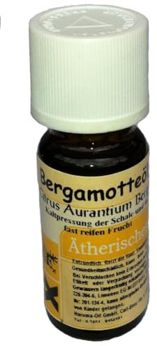 Ätherisches Öl Bergamotte italienisch Duftöl 100% rein 10 ml ätherisches Aroma Öl Naturrein