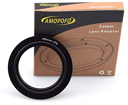 46 mm FX Retro Adapter / 46 to FX Macro Reverse Ring Compatible with FX X Bayonet Camera X-A20 X-A10 X-A3 X-A2 X-A1 X-T2, for Reverse Screwing on a Lens for Macro Shooting