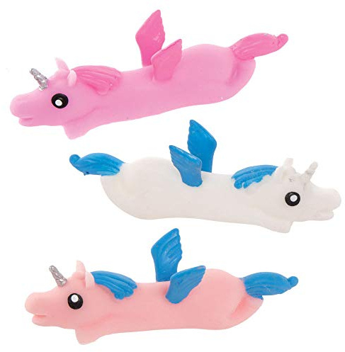 Baker Ross AX330 Dehnbares fliegendes Einhorn, 5 Stück, perfekt für Kinder im Freien, ideale Taschenfüller, Partypreise, Geschenke und mehr