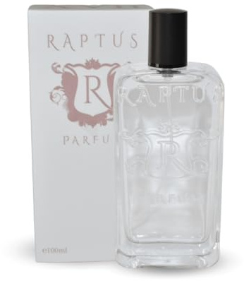 RAPTUS XVII – 100 ml Parfum Donna Elegante e Luminoso | Profumo Agrumato e Chypre con Arancia, Rosa e Patchouli | Packaging Bianco Raffinato – Formato 100 ml