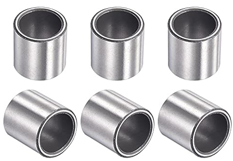 sourcing map Sleeve Bearings 14mm Bore 18mm OD 18mm Length Sintered Iron Self-Lubricating Bushings 6pcs