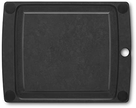 Victorinox Schneidebrett, All-in-One, Cutting Board S 29.2 x, 22.8 x, 0.6, Saftrille, Klingenschonend, Rutschfest, Spülmaschinengeeignet, Schwarz