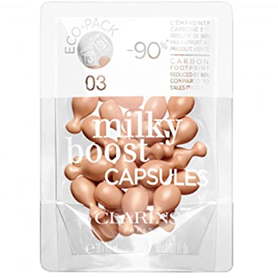 CLARINS MILKY BOOST fond fluide recharge 30 caps Nr.03