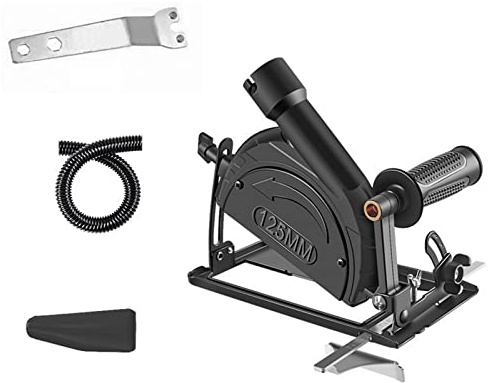 Winkelschleifer-Halter, Winkelschleifer-Ständer, 45 Grad Verstellbar, Winkelschleifer-Halter, Winkelschleifer-Aufsätze, Zubehör für 100–125 Mm Winkelmühle, Winkelschleifer-Maschinenbasis(A)