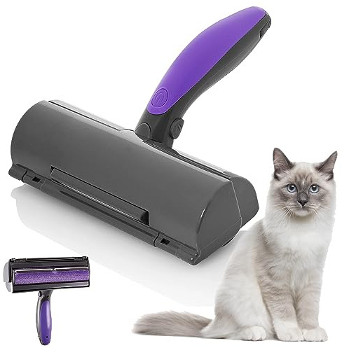 Fur Daddy, Rullo per Rimuovere peli di Animali Domestici,Cani e Gatti, Alimentato a Batteria, con Luce LED, per Vestiti, Vestiti, Divano, Letto, Tappeto