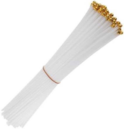 BESPORTBLE 100pièces Bâtons Plastique pour Drapeaux Hampe Flexible pour Événements Et Accessoire De Main pour Agiter