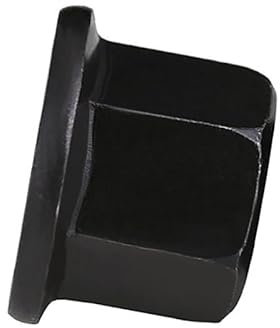 RKODRSMG 1/5/10 Stück Flansch-Sicherungsmutter Sechskant-Sechskantmutter M10 M12 M14 M16 M18 M20 M24 M27 M30 Kohlenstoffstahl(10pcs,M14)