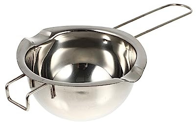 SHINEOFI Long Handle Melting Pot and Container for DIY Soap Making Heat-Resistant Wax Melting Bowl Set Suitable for Handmade Soap Crafting and