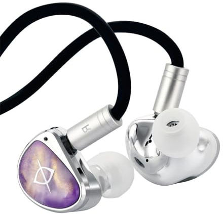 SABAJ EarAcoustic STA-Pro Ultra In-Ear-Kabelkopfhörer, Reine Audio-Kopfhörer mit abnehmbarem Kabel-Design für Smartphones, Tablets, Laptops usw. (3,5 mm ohne Mikrofon)