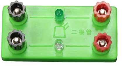 Dispositivo Esperimento Elettricità Fisica Con Luce A LED Che Emettono Diodi Mani Forniture Apprendimento Del Circuito A LED Per L'insegnante