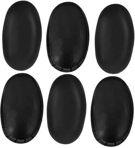 DECOMELODY Protectores de Oídos para Tinte de Cabello de Silicona Negra, 3 Pares, Fácil de Usar Forma Curva para Peluquería y Lavado de Cabello