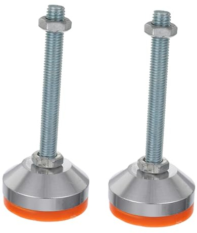 SEWACC 2pcs Adjustable Workbench Base Leveling Feet Heavy Duty Leveling Screw Leg Furniture Leg Leveler Machine Feet Levelers Heavy Duty Adjustable