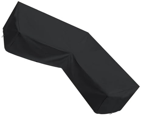iplusmile Housse De Canapé D'angle Imperméable En Tissu Oxford 210d Pour Mobilier De Jardin De L, Protection Résistante Aux Intempéries Pour Terrasse Extérieure 215x215x87cm