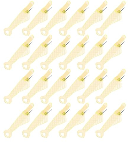 ARTSEWPLY Inseritore Automatico di Aghi a Bocca di Pesce 30 Pezzi Infilatore per Macchina da Cucire Compatibile Strumento Portatile per Cucito Fai da Te e Artigianato Facile da Usare per