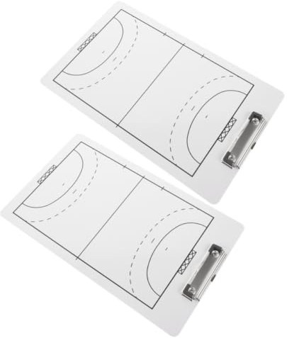 Tablero Táctico de Balonmano de Pvc, Doble Cara, 2 Piezas