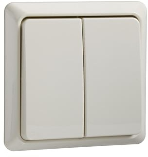 Elso Serienschalter 5 10 A Schraubklemme Ren, perlweiß, 511500