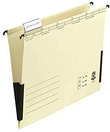 25 Hängetaschen / chamois / DIN A4 / 230 g/m²