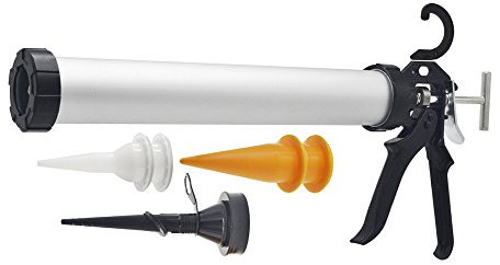 ZHTOOL 600 ml Kartuschenpistole mit Aluminiumschaft für 283.5 g/567.0 g Wurstpackung, 283.5 g Kartusche und Großanwendung