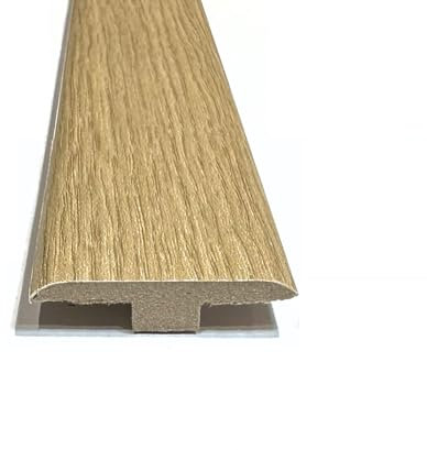 Solid Laminate/Wood Flooring MDF Threshold Strip T Bar 2 Modern Oak Colours (0.9m, San Diego Oak)