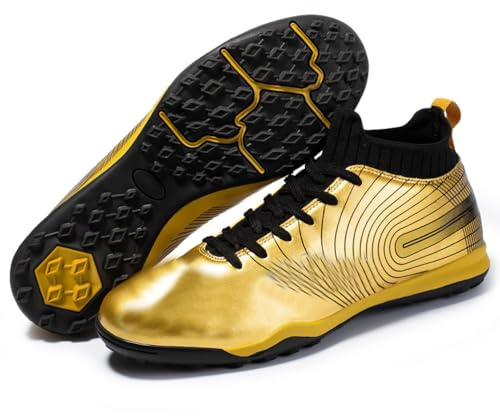 Kmrlofiy Zapatillas De Fútbol para Hombre Calzado De Fútbol Profesionales Spike Aire Libre Botas De Fútbol Hombre Niños Atletismo Training Zapatos De Fútbol Tacos Fútbol Deporte (5 RT, 35EU)