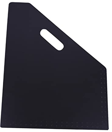 EXCEART Papier Organizer Aktenregal Dokumenten Organizer Schwarz Einstellbar Große Kapazität Mehrschichtiges Design Kratzfest für Schreibtisch Büro Bibliothek Klassenzimmer Schlafsaal