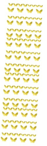 jojofuny 144 Stk Dekorativer Wandaufkleber Schmetterling Wandtattoos mit Schmetterlingen Schlafzimmerdekorationen Hintergrund Wohnkultur Schmetterlingsdekor für Mädchen 3D-Schmetterlinge
