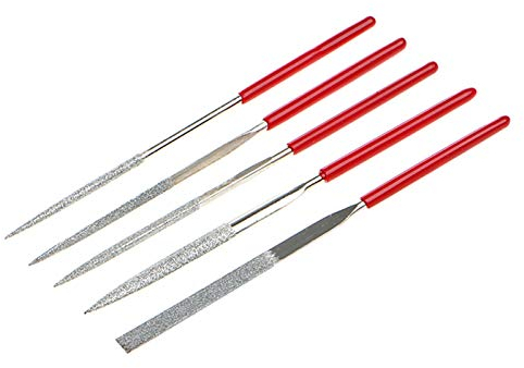 PiWine Feilen-Set, Metallfeilen-Set, 5 Teile/Satz Nadelfeilen-Werkzeugset, Schnitzerei, Schmuck, Diamant, Glas, Stein, Holzfeile, Handwerk, Handwerkzeug, robuste Feile