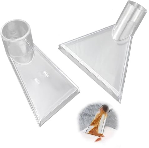 SUpoetry 2 Stück Polsterdüse Sprühsauger, Staubsauger Aufsatz, Staubsauger Düsen, Teppich Reinigung Düsen, Nasssauger Aufsatz Transparent, für die Autopflege Sofa Steppung Düse Nasssauger