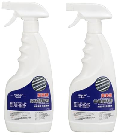 LIUZHIPENG Lot de 2 dissolvants antirouille robustes pour métal en acier inoxydable, spray antirouille sans effort des surfaces métalliques, nettoyant antirouille pour voitures