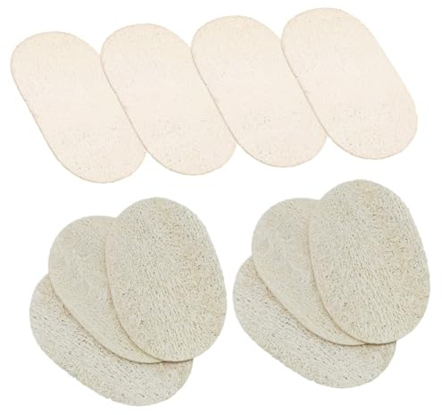 BESTYASH 10Stücke Luffa Geschirrspülschwämme Natürliche Spülschwämme für Nachhaltige Saugfähig für Fett und Schmutzentfernung Waschbar