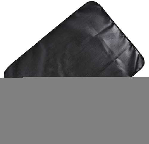 Alfombra bajo barbacoa | Doble cara ignífuga para parrilla | Resistente al calor portátil impermeable protección suelo para balcón jardín picnic camping viaje
