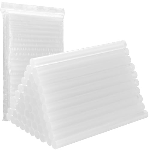 64 Stück 11 mm Klebestifte für Heißklebepistolen, Heißklebesticks für Heißklebepistolen, 11 mm x 150 mm, Mini-Heißklebepistolen-Sticks für Heißklebepistole, DIY Handwerk